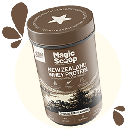 New Zealand Whey Protein With Organic Cocoa Powder